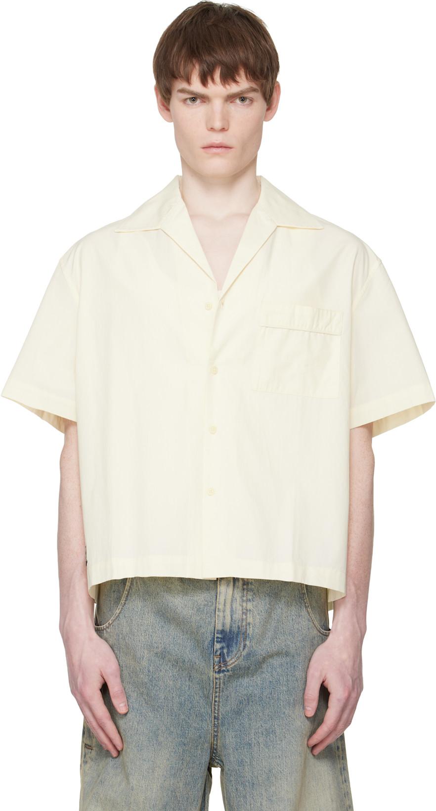 Off-White S/S Pajama Shirt by ENTIRE STUDIOS