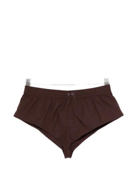 Pixie buttoned mini shorts by ENTIRE STUDIOS