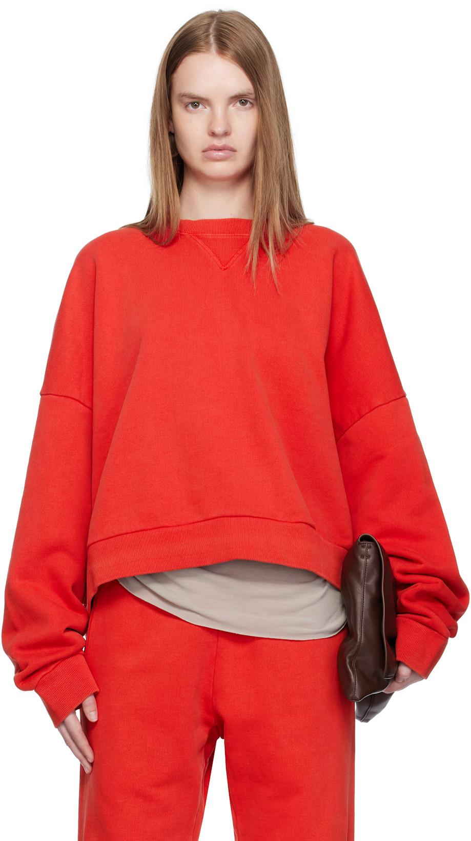 Red Box Crew Sweatshirt by ENTIRE STUDIOS