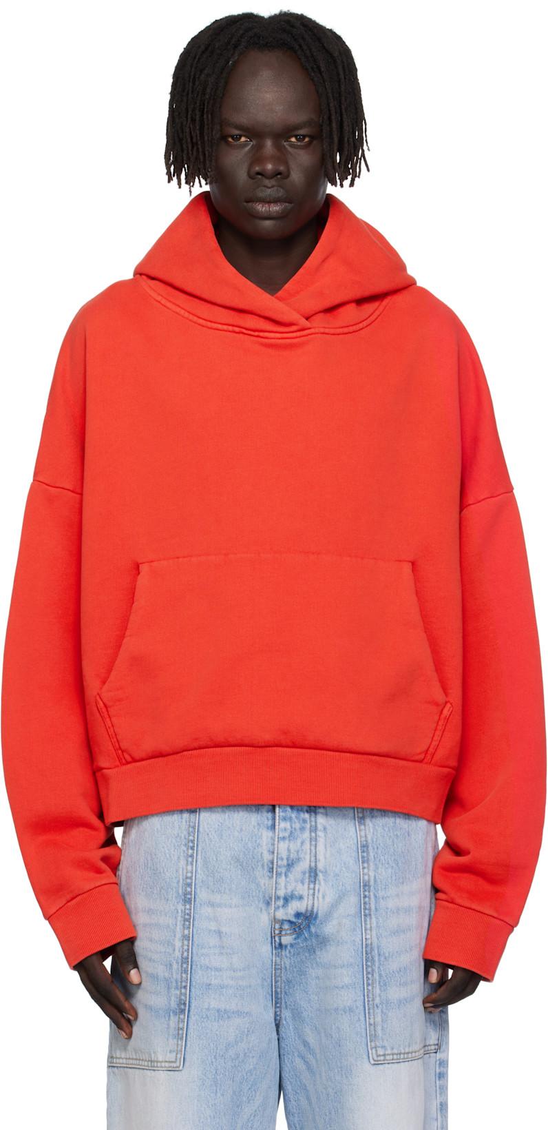 Red Heavy Hoodie by ENTIRE STUDIOS