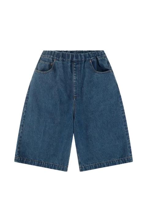 Spar denim shorts by ENTIRE STUDIOS