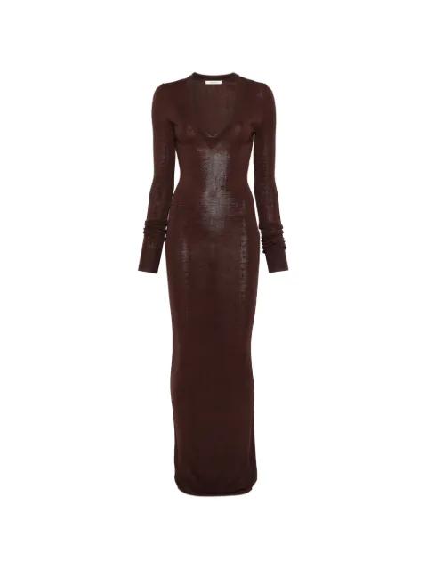 V-neck long-sleeve dress by ENTIRE STUDIOS