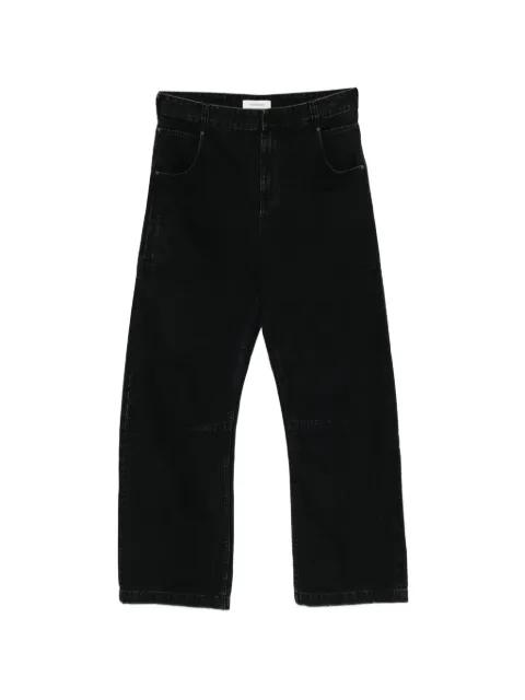 black wide-leg jeans by ENTIRE STUDIOS