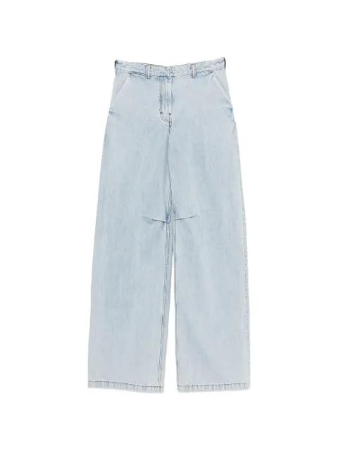 blue wide leg jeans by ENTIRE STUDIOS