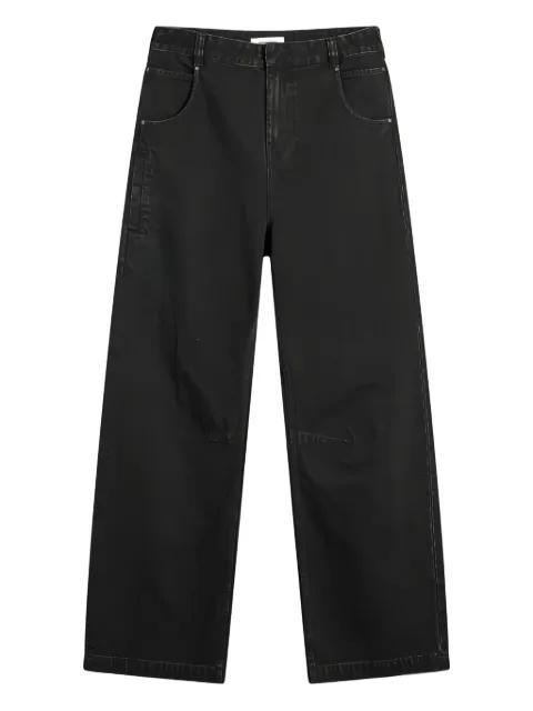 button-fastening jeans by ENTIRE STUDIOS