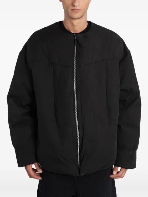 collarless padded jacket by ENTIRE STUDIOS