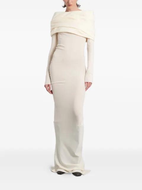 draped cowl-neck maxi dress by ENTIRE STUDIOS