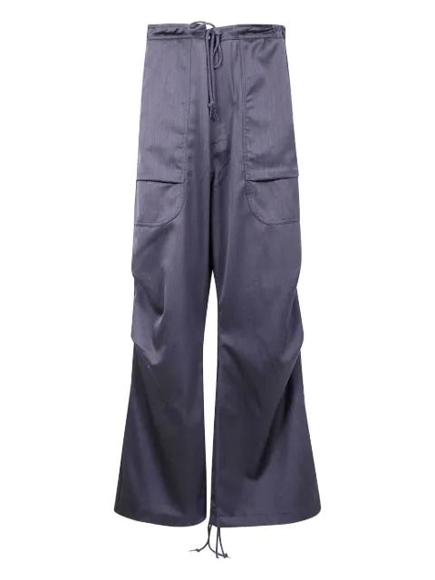 drawstring cargo-pocket trousers by ENTIRE STUDIOS