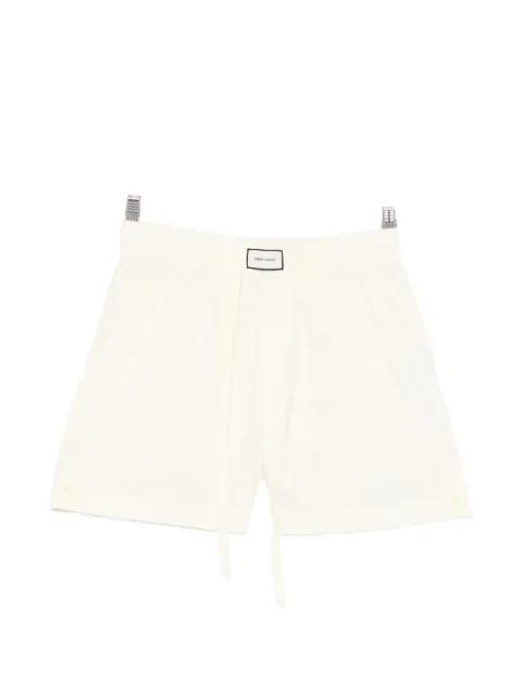 drawstring elasticated shorts by ENTIRE STUDIOS