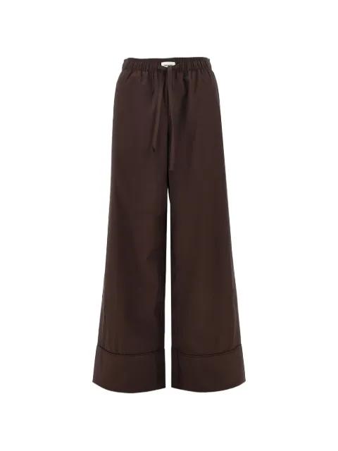 drawstring palazzo trousers by ENTIRE STUDIOS