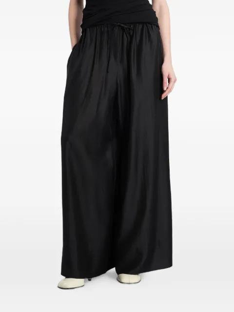 drawstring wide-leg palazzo trousers by ENTIRE STUDIOS