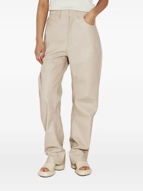 faux-leather trousers by ENTIRE STUDIOS
