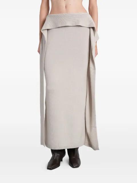 layered wrap skirt by ENTIRE STUDIOS