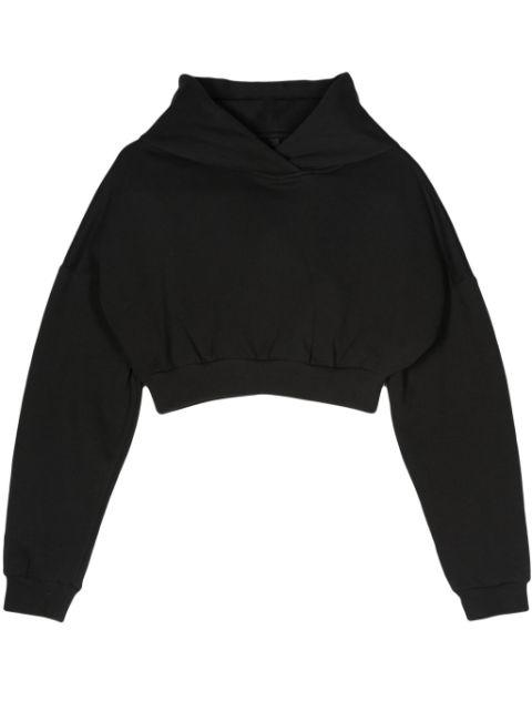 organic-cotton cropped hoodie by ENTIRE STUDIOS
