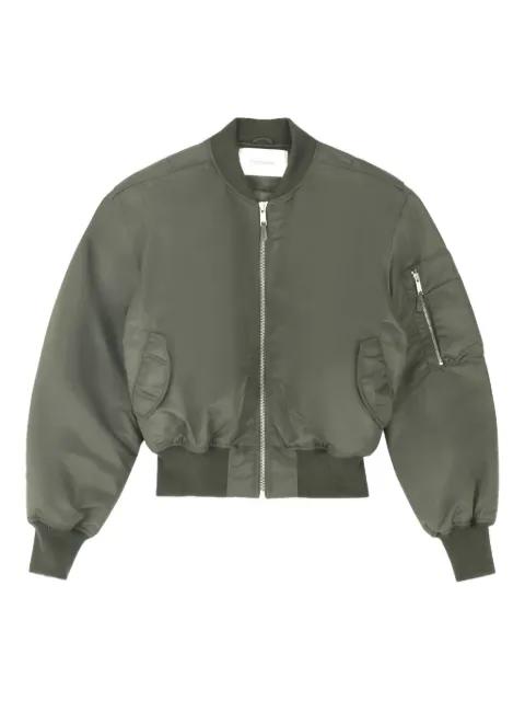 puffe-sleeve bomber jacket by ENTIRE STUDIOS
