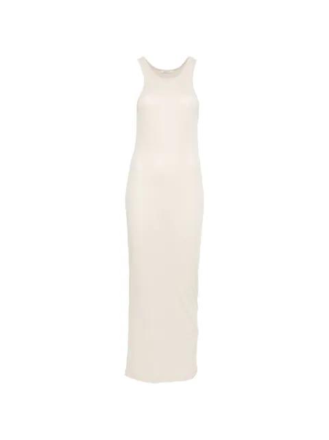 racerback ruched midi dress by ENTIRE STUDIOS