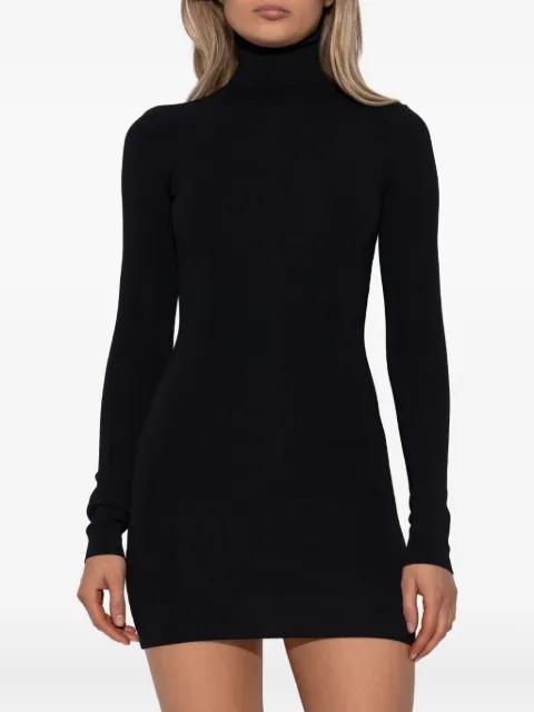 roll neck long-sleeve mini dress by ENTIRE STUDIOS