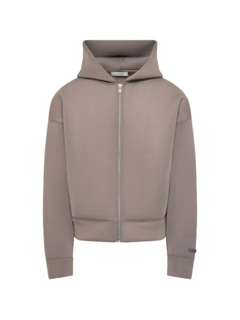 scuba-texture zip-up hoodie by ENTIRE STUDIOS