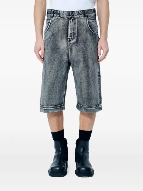 straight-leg denim shorts by ENTIRE STUDIOS