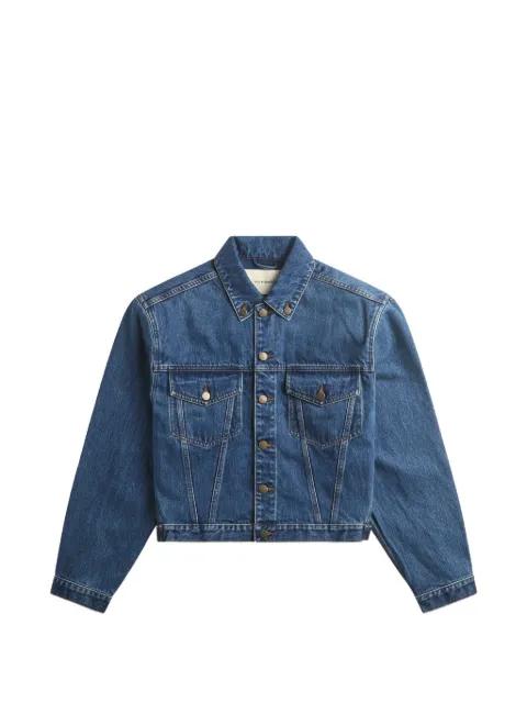 washed-finish denim jacket by ENTIRE STUDIOS