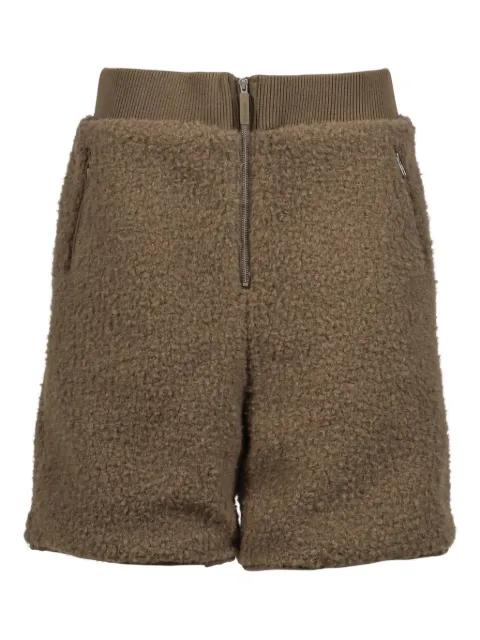 zip-fastening shorts by ENTIRE STUDIOS