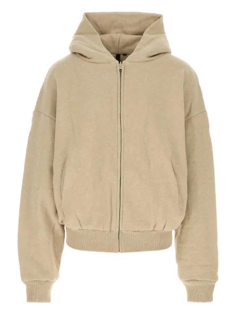 zip-up cotton hoodie by ENTIRE STUDIOS