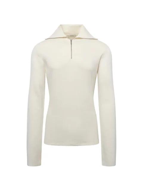 zip-up turtle-neck sweater by ENTIRE STUDIOS
