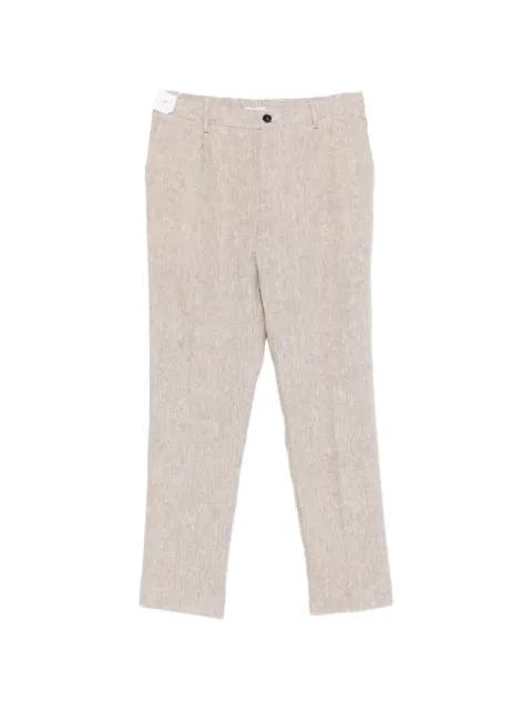 pleated-detail trousers by ENTRE AMIS