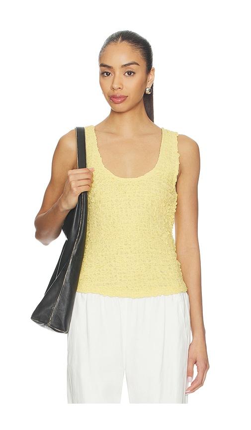 Enza Costa Dimension Tank in Yellow by ENZA COSTA
