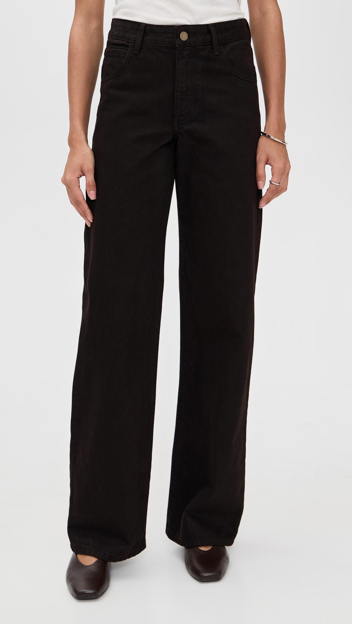 Relaxed Straight Leg Jeans by ENZA COSTA