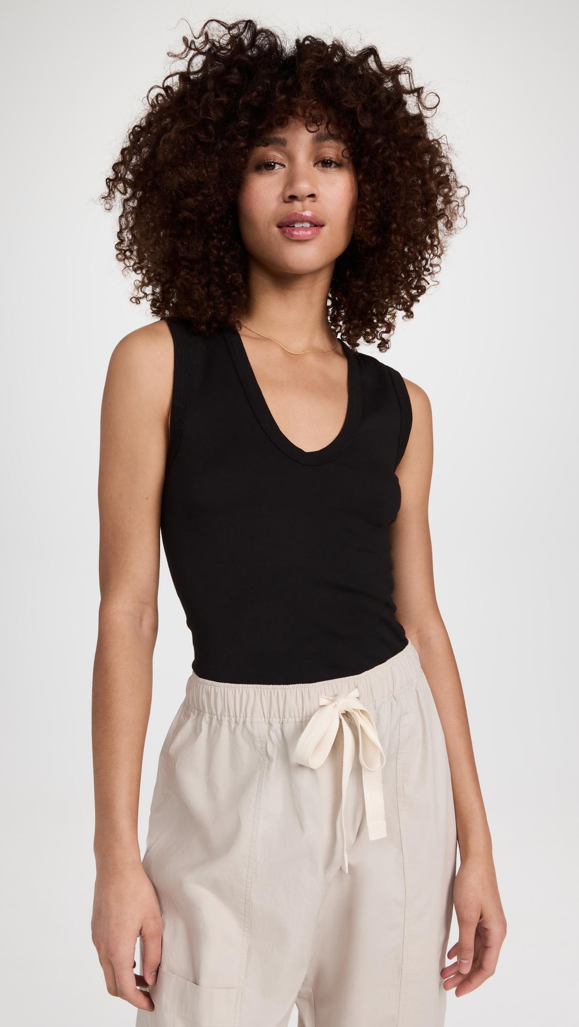 Supima Cotton Essential Sleeveless Tank by ENZA COSTA