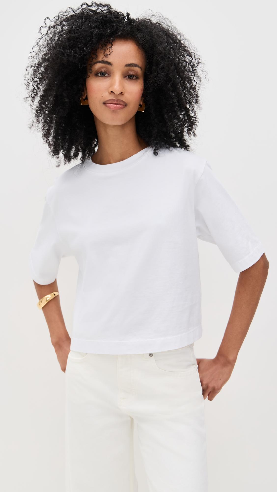 Supima Structured Tee by ENZA COSTA