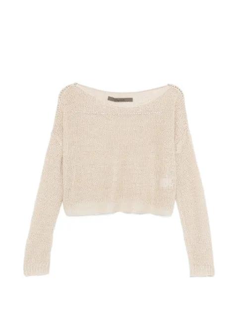 open-knit sweater by ENZA COSTA
