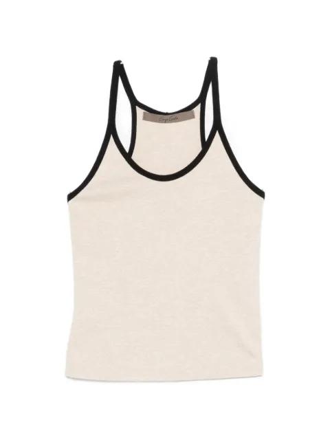 scoop-neck top by ENZA COSTA