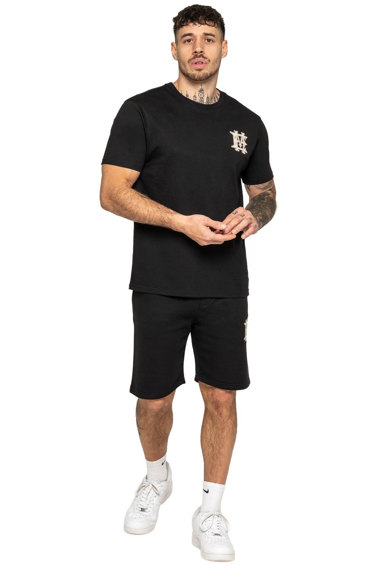 Applique Emblem T-Shirt & Shorts Set by ENZO