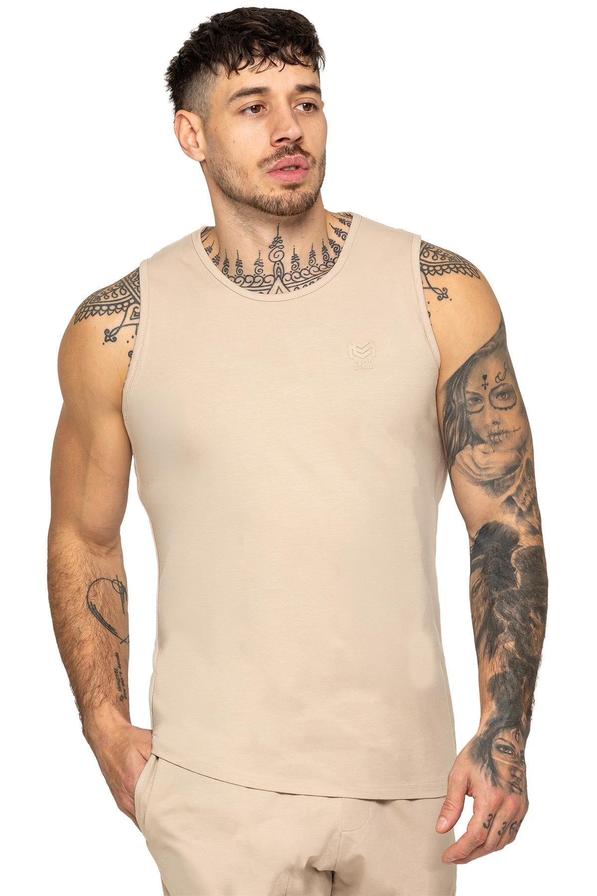 Regular Fit Gym Tank Top by ENZO