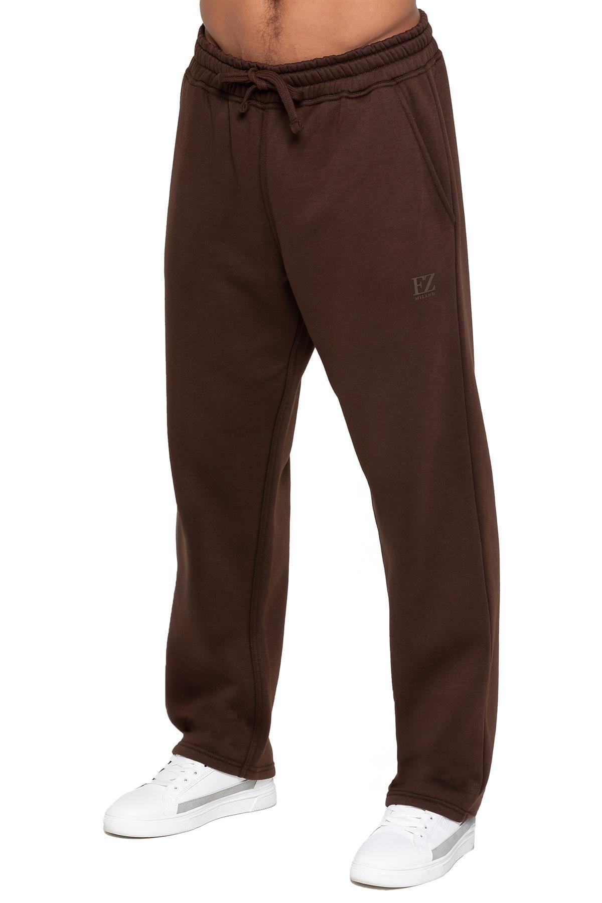 Relaxed Fit Open Hem Joggers by ENZO