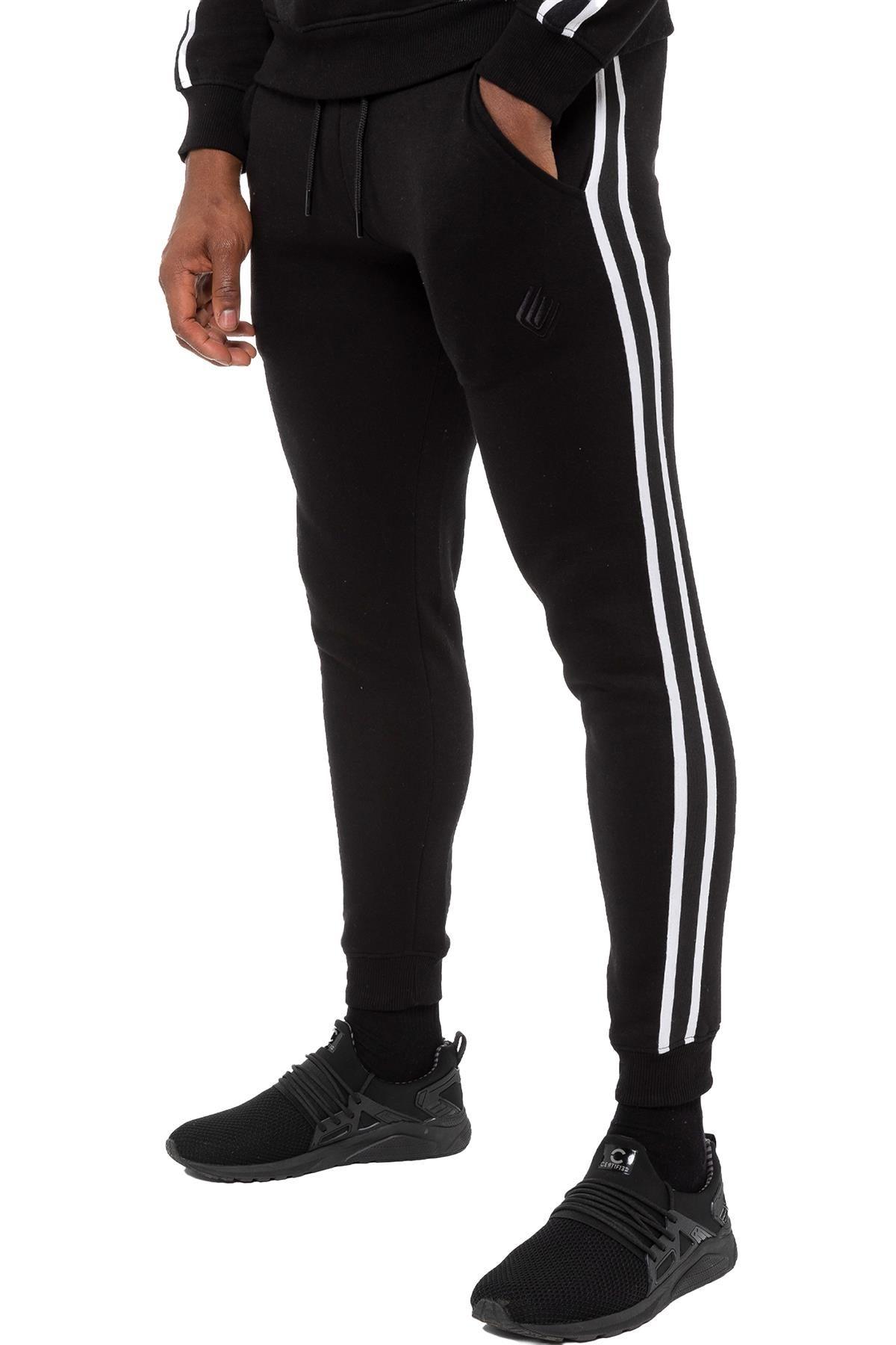 Slim Fit Tape Joggers by ENZO