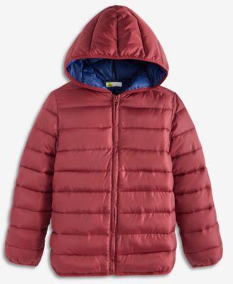 Boys' 5-20 Check Puffer Jacket by EPIC THREADS