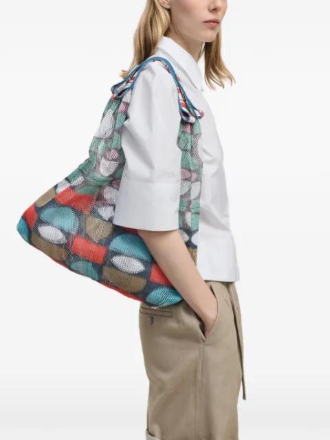 Udaipur geometric-print tote bag by EPICE