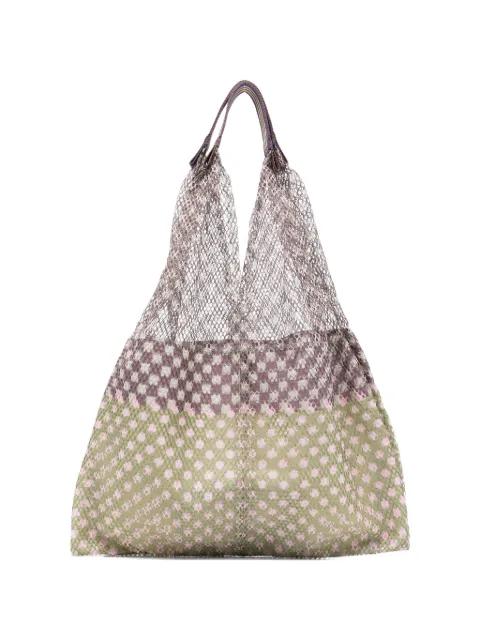 check-pattern tote bag by EPICE