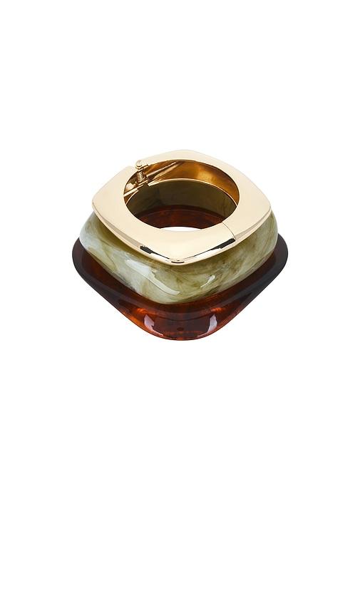 Epifene Bangles Set Of 3 in Brown by EPIFENE