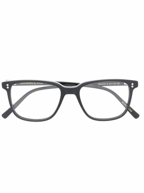 square-frame glasses by EPOS