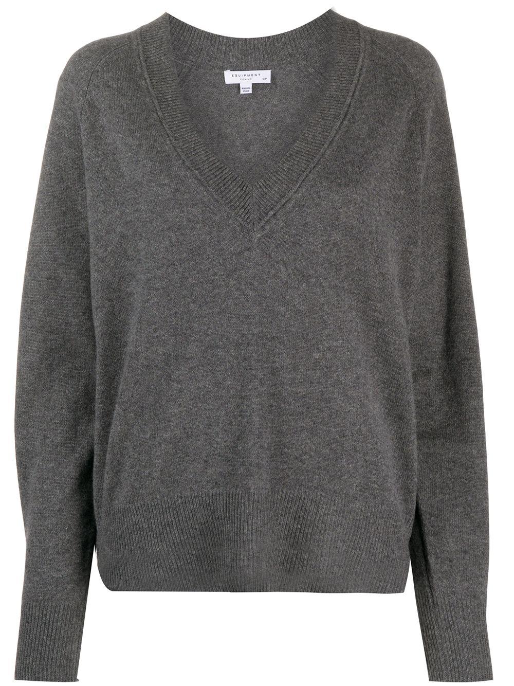 Madalene V-neck jumper by EQUIPMENT
