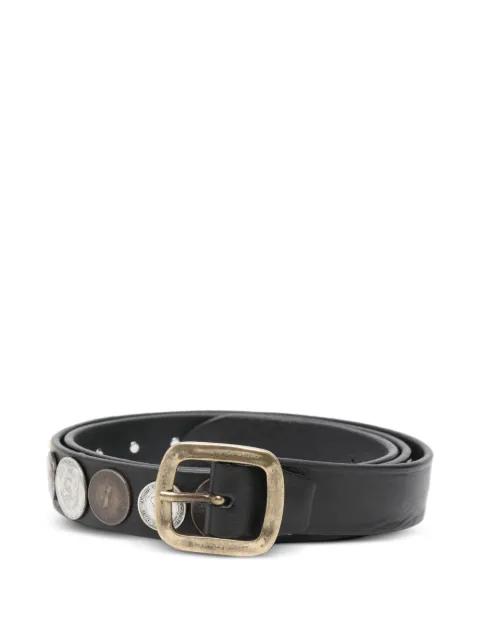 coin-embellished buckle belt by ERALDO