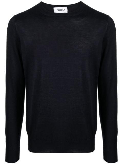 crew-neck cashmere-blend jumper by ERALDO