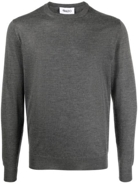 crew-neck cashmere-blend jumper by ERALDO