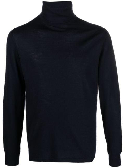 roll neck wool-blend jumper by ERALDO