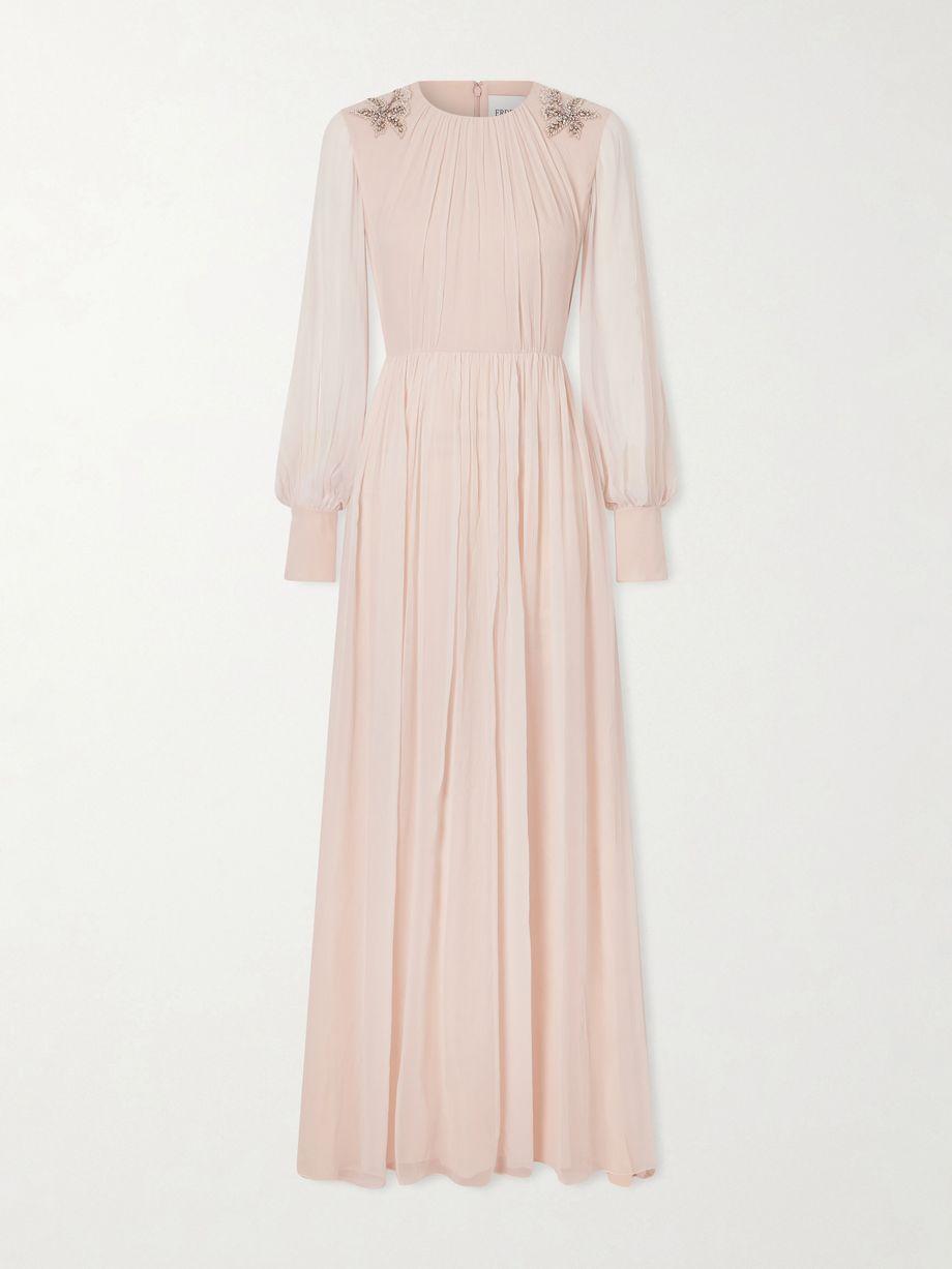 Crystal-embellished crêpon gown by ERDEM