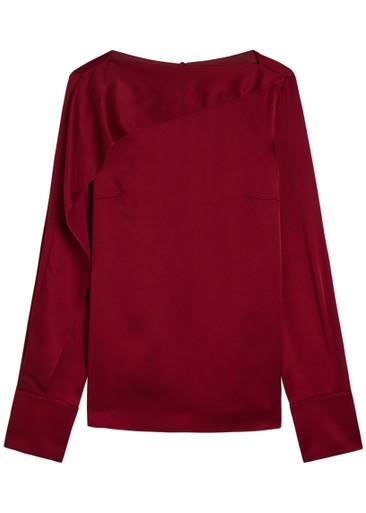 Draped satin top by ERDEM